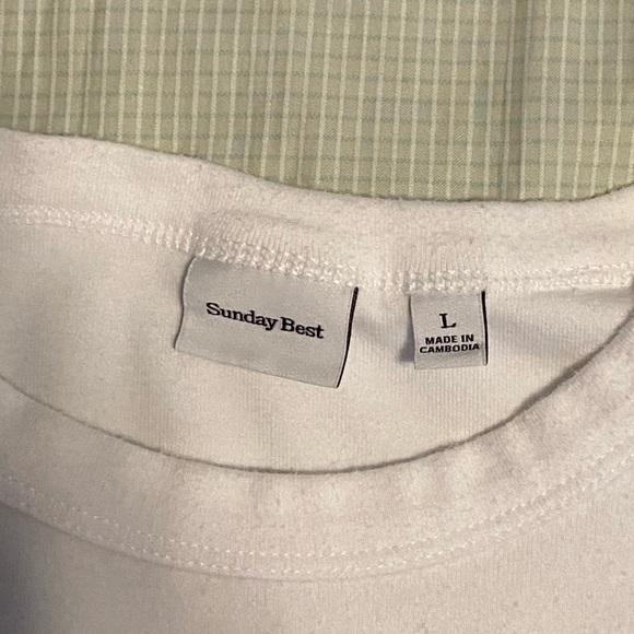 Aritzia Sunday Best little ribbed tee - Picture 4 of 5